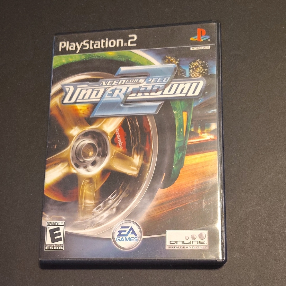 Sony PlayStation 2 Game - Need for Speed: Underground 2 with Black Case